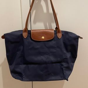 Longchamp Le Pliage Original Shoulder Tote Navy